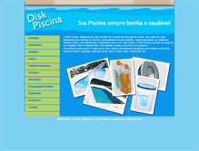 Tablet Screenshot of diskpiscina.com.br